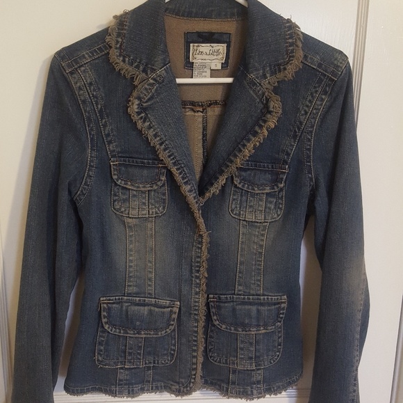 live a little Jackets & Blazers - Fitted denim jacket